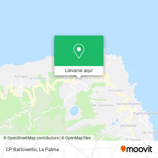 Mapa CP Barlovento