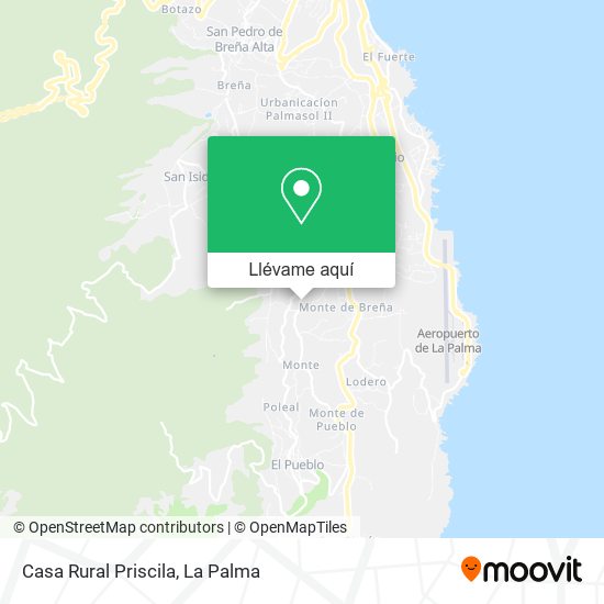 Mapa Casa Rural Priscila