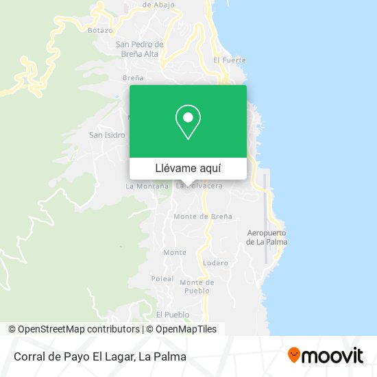 Mapa Corral de Payo El Lagar