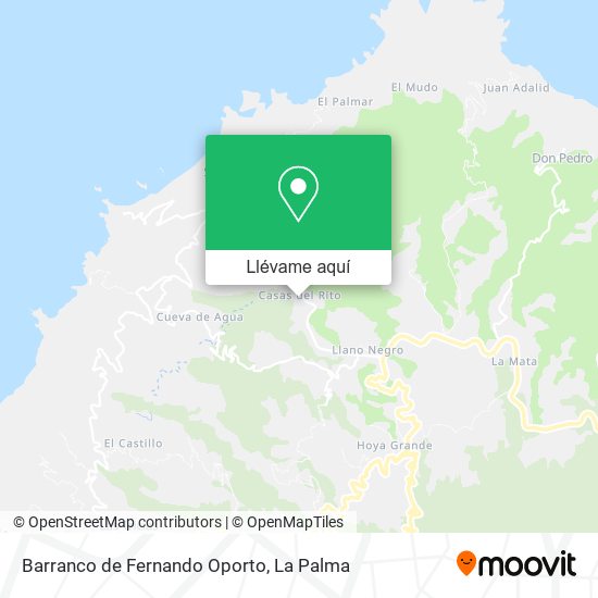 Mapa Barranco de Fernando Oporto