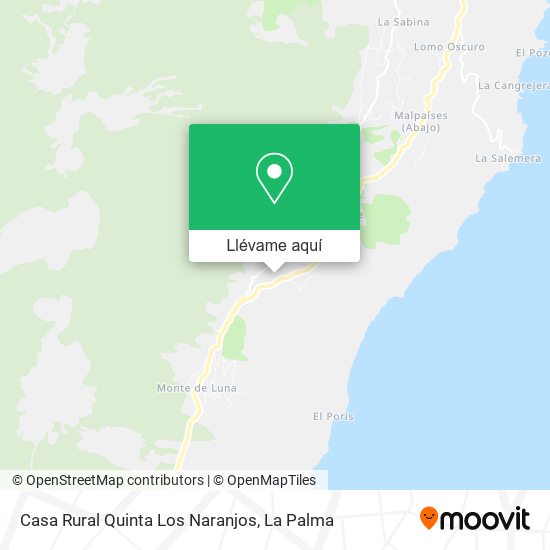 Mapa Casa Rural Quinta Los Naranjos