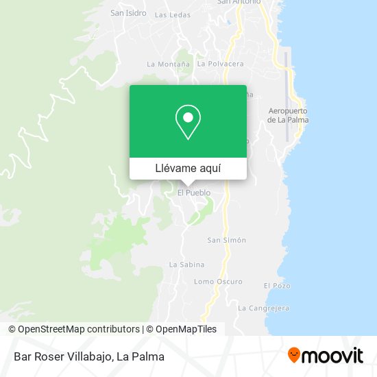 Mapa Bar Roser Villabajo