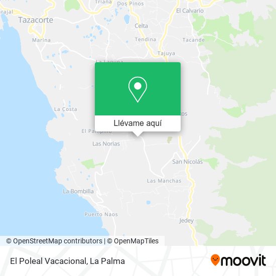 Mapa El Poleal Vacacional