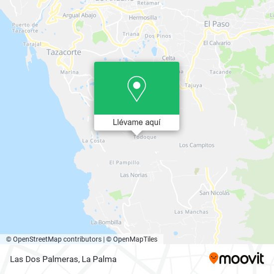 Mapa Las Dos Palmeras