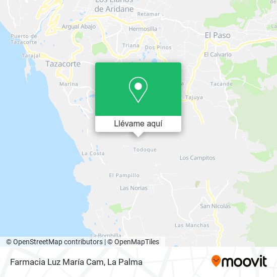 Mapa Farmacia Luz María Cam