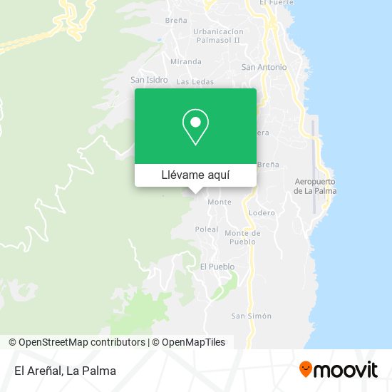Mapa El Areñal