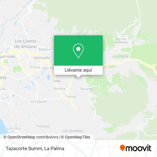 Mapa Tazacorte Summ