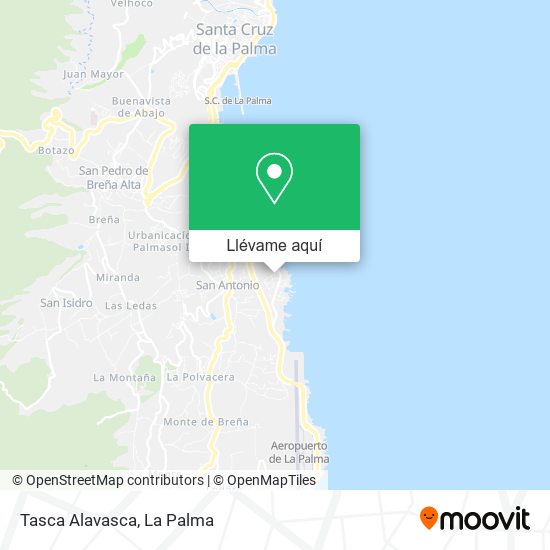 Mapa Tasca Alavasca