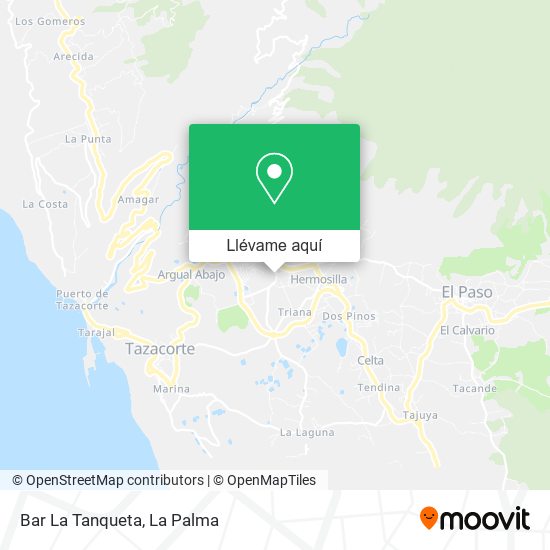 Mapa Bar La Tanqueta