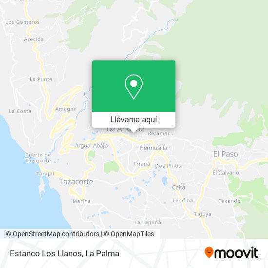 Mapa Estanco Los Llanos
