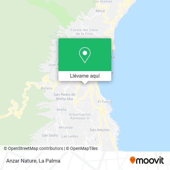 Mapa Anzar Nature