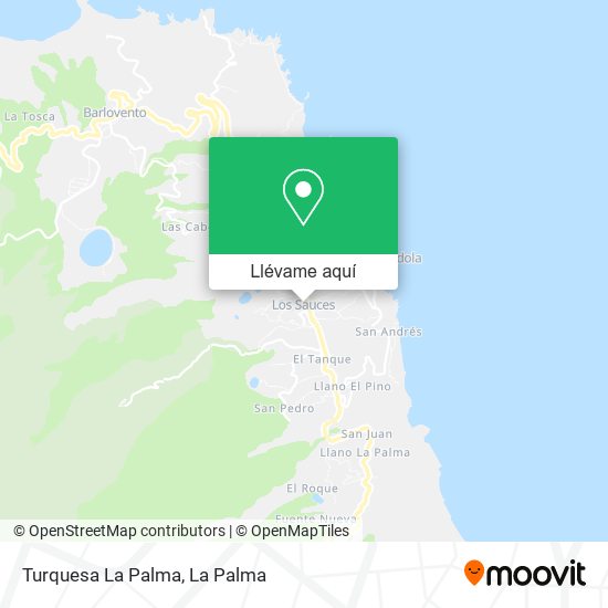 Mapa Turquesa La Palma