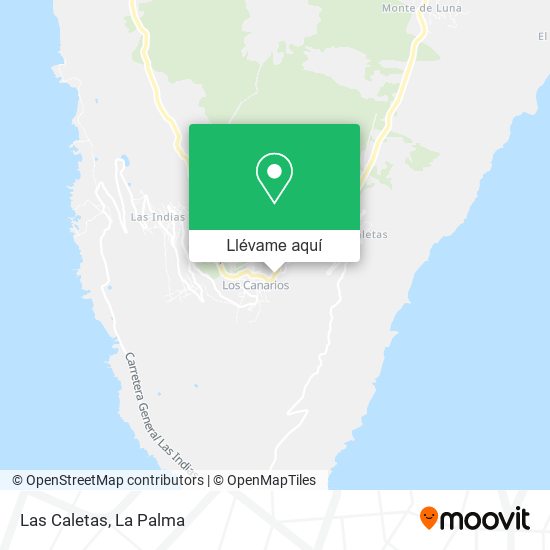 Mapa Las Caletas