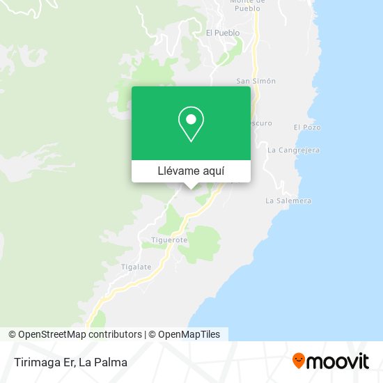 Mapa Tirimaga Er