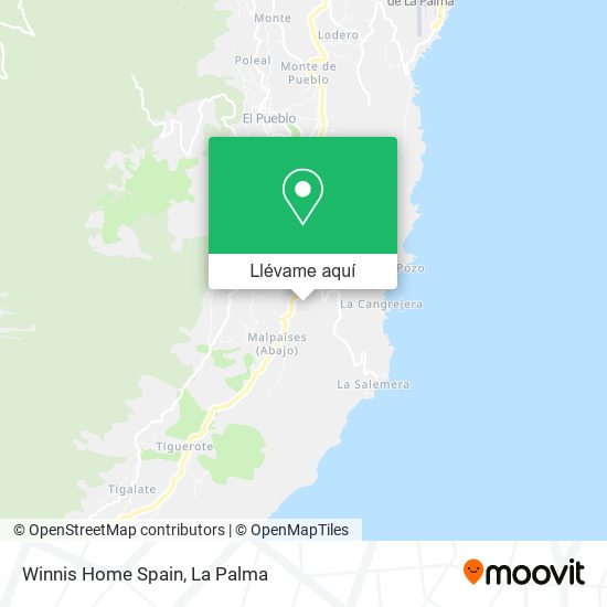 Mapa Winnis Home Spain