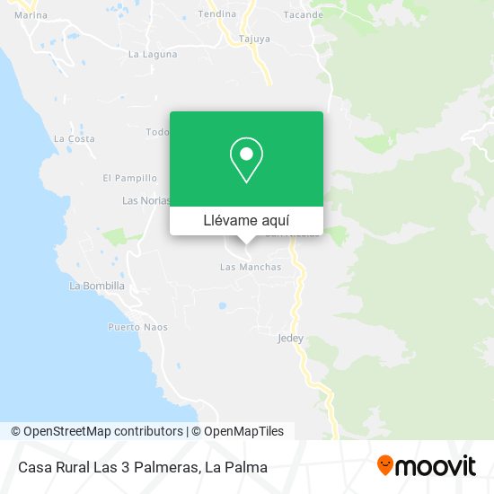 Mapa Casa Rural Las 3 Palmeras
