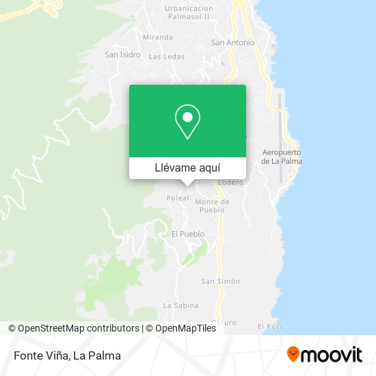 Mapa Fonte Viña