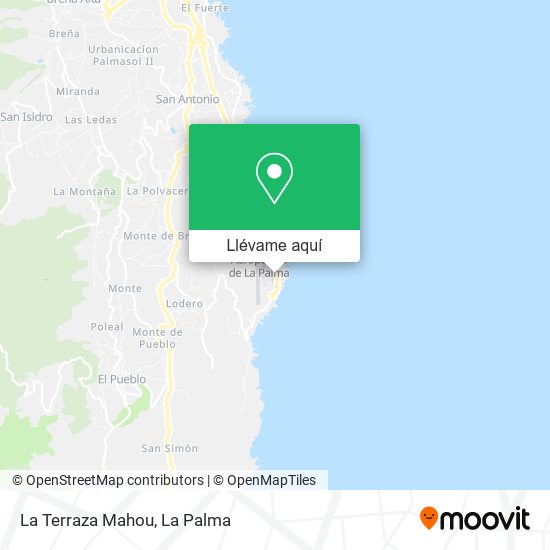 Mapa La Terraza Mahou