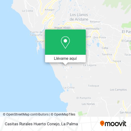 Mapa Casitas Rurales Huerto Conejo