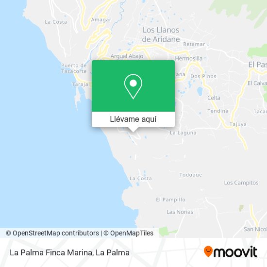 Mapa La Palma Finca Marina