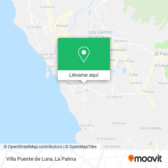 Mapa Villa Pueste de Luna