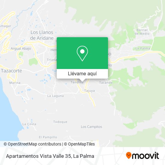 Mapa Apartamentos Vista Valle 35