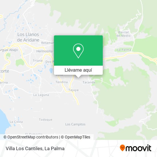 Mapa Villa Los Cantiles