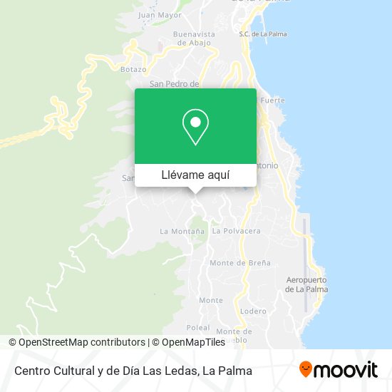 Mapa Centro Cultural y de Día Las Ledas
