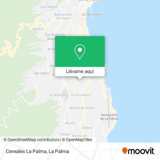 Mapa Cereales La Palma