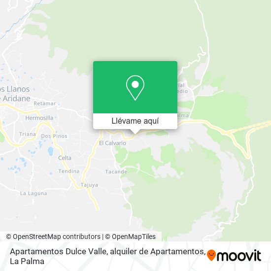 Mapa Apartamentos Dulce Valle, alquiler de Apartamentos