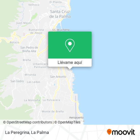 Mapa La Peregrina