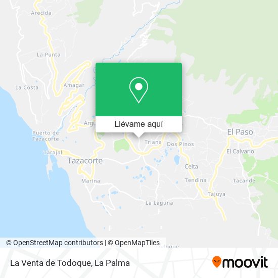 Mapa La Venta de Todoque