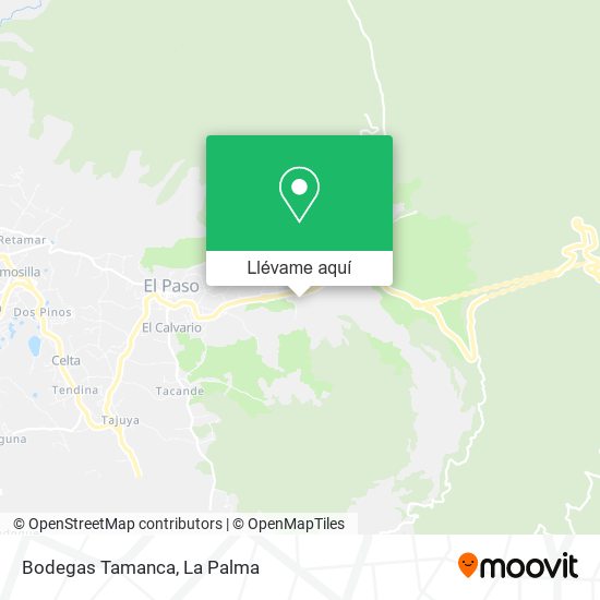 Mapa Bodegas Tamanca