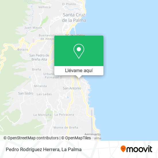 Mapa Pedro Rodríguez Herrera