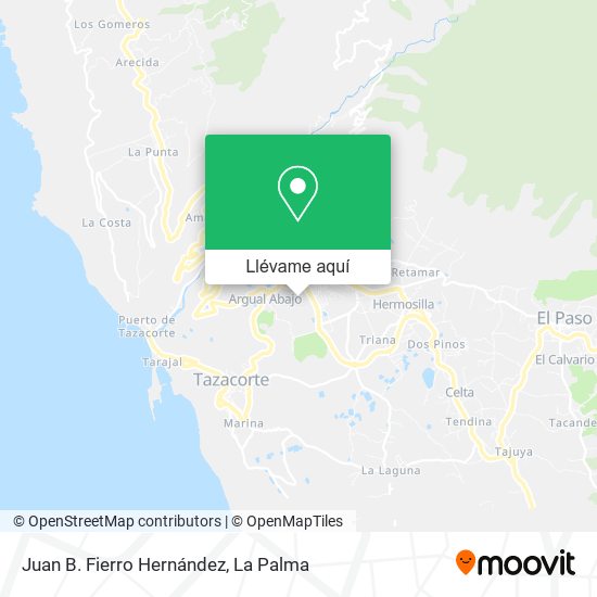 Mapa Juan B. Fierro Hernández