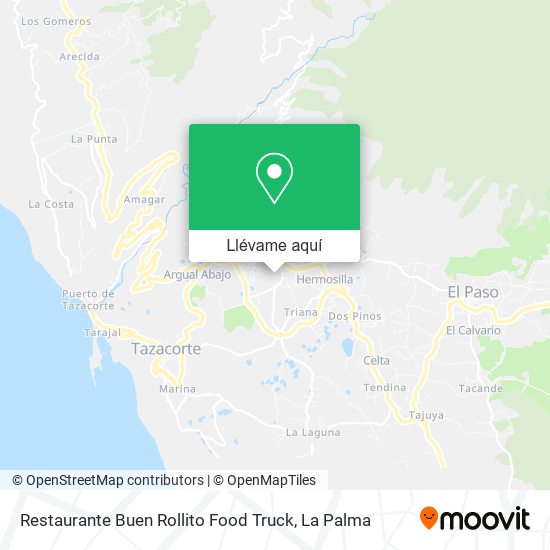 Mapa Restaurante Buen Rollito Food Truck
