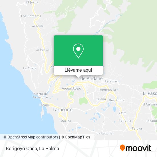 Mapa Berigoyo Casa
