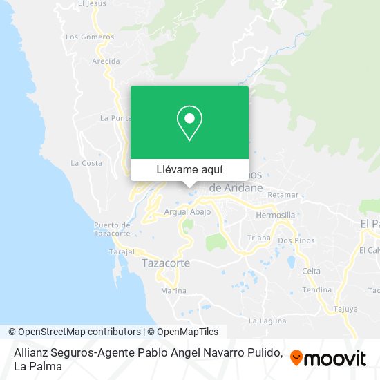 Mapa Allianz Seguros-Agente Pablo Angel Navarro Pulido