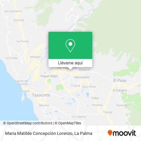Mapa Maria Matilde Concepción Lorenzo