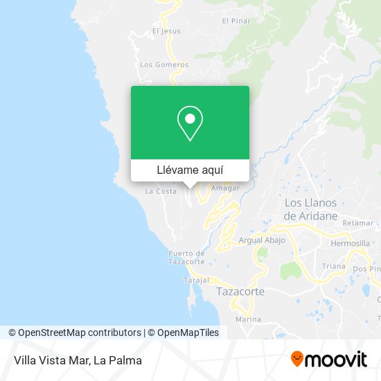Mapa Villa Vista Mar