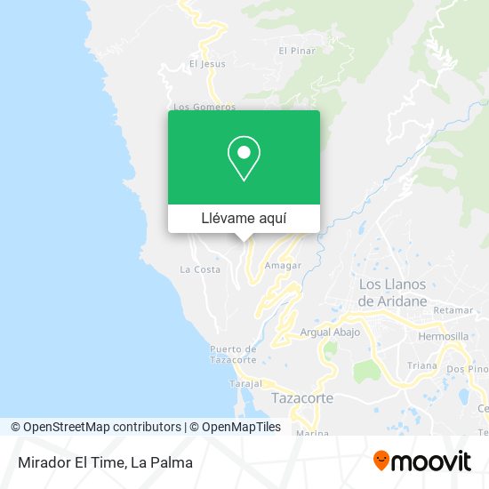 Mapa Mirador El Time