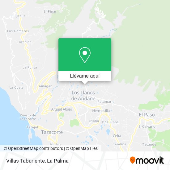 Mapa Villas Taburiente