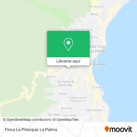Mapa Finca La Principal