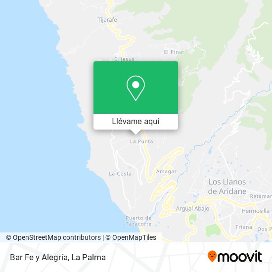 Mapa Bar Fe y Alegría