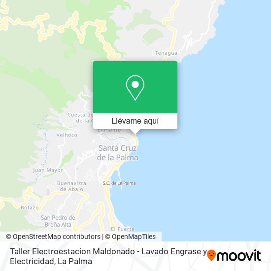 Mapa Taller Electroestacion Maldonado - Lavado Engrase y Electricidad
