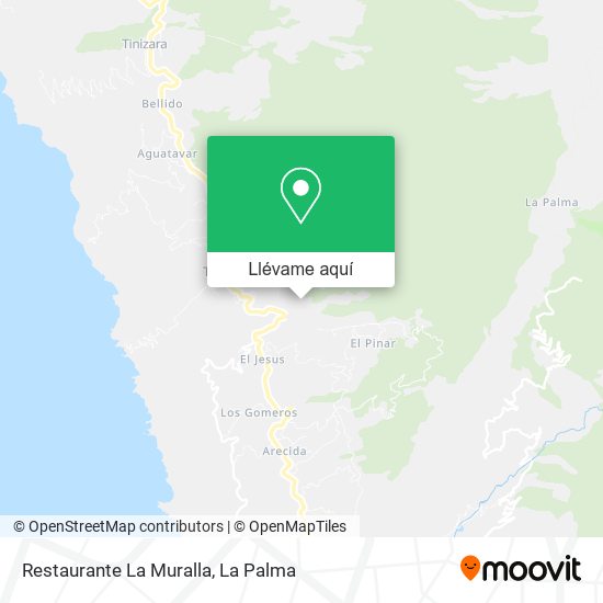 Mapa Restaurante La Muralla
