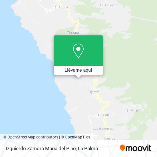 Mapa Izquierdo Zamora María del Pino