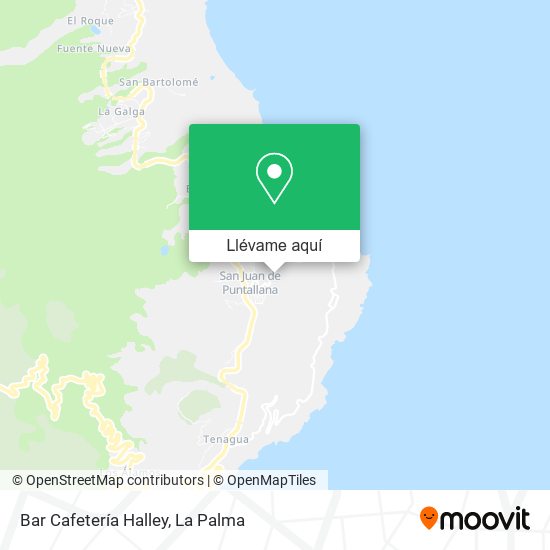 Mapa Bar Cafetería Halley