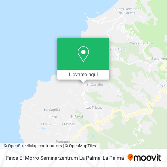 Mapa Finca El Morro Seminarzentrum La Palma