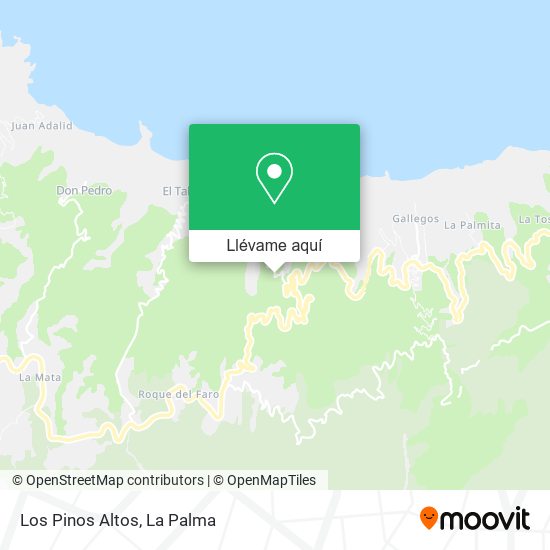 Mapa Los Pinos Altos